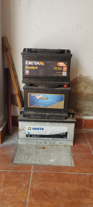 Baterías de coche DETA, Techno y Varta