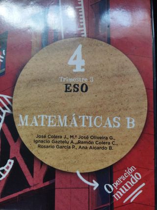 Matemáticas B 4