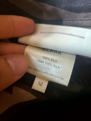 Camicia Seta Marrone Viola