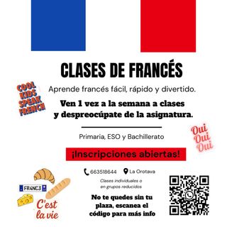 clases de francés presencial u online