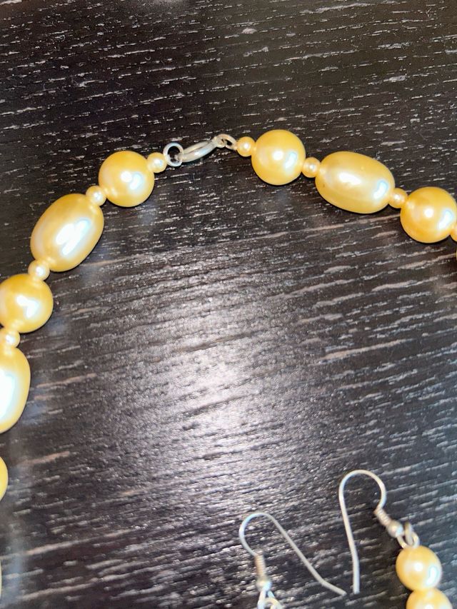 Conjunto Vintage Collar y Pendientes