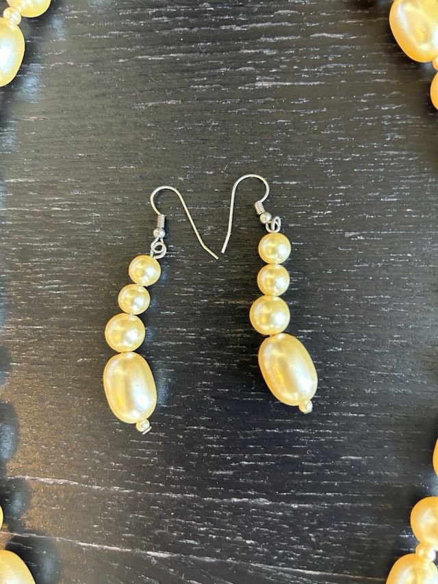 Conjunto Vintage Collar y Pendientes