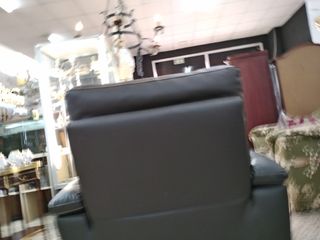 SILLÓN RELAX POLIPIEL NEGRO