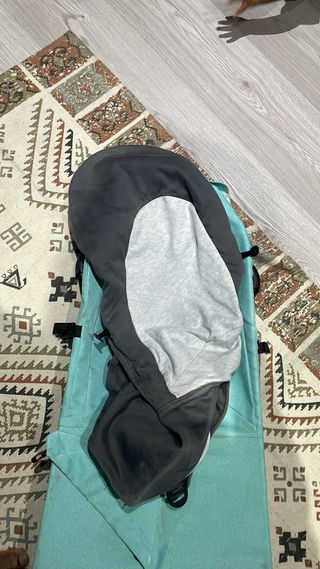 Hamaca bebé casi nueva + 2 fundas