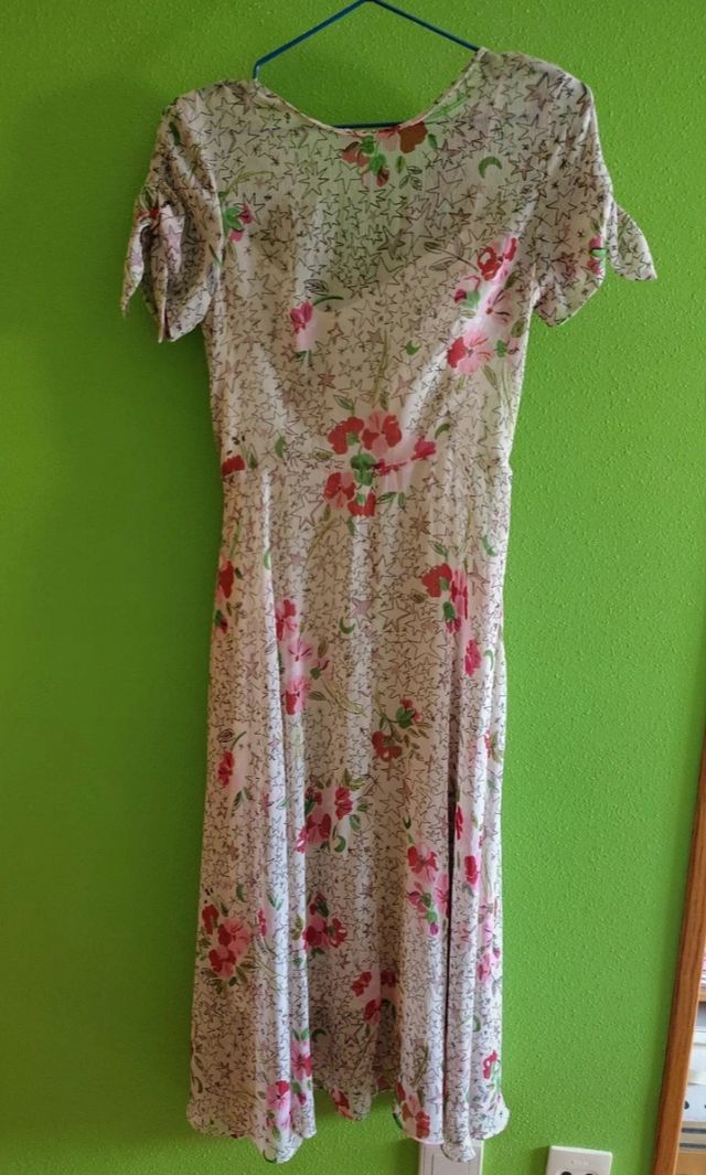 Vestido Zara Estampado Flores y Estrellas