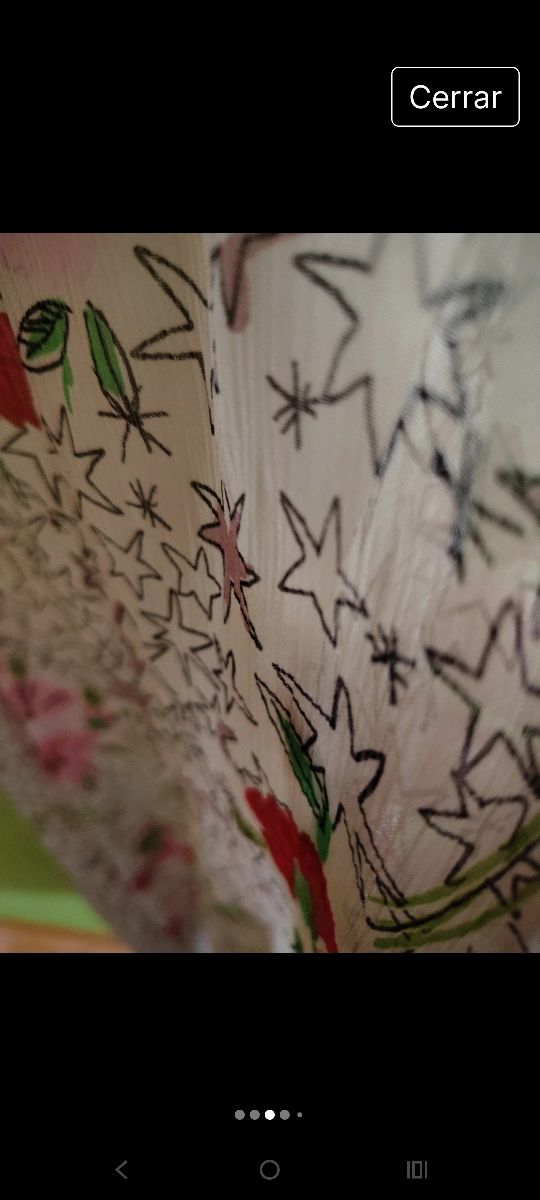 Vestido Zara Estampado Flores y Estrellas