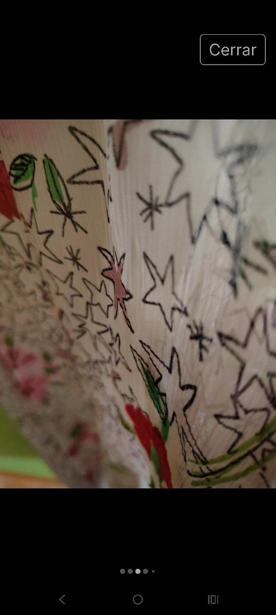 Vestido Zara Estampado Flores y Estrellas