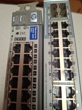 2 Switches Gestionables HP