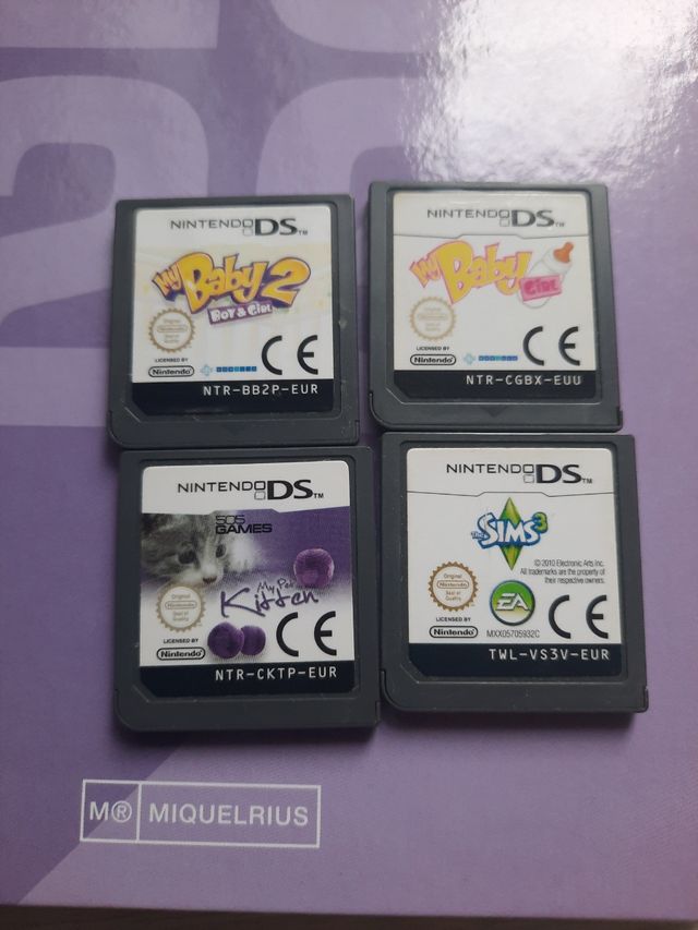 Lote 4 Juegos Nintendo DS