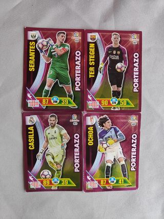 Cromos Adrenalyn 16-17 + Cartas Especiales