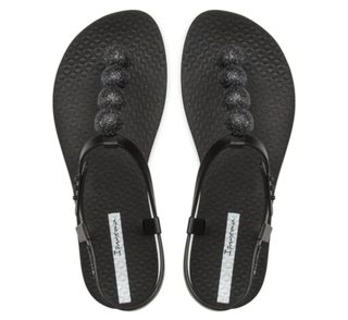 Chanclas Ipanema Negras con Bolas Brillantes
