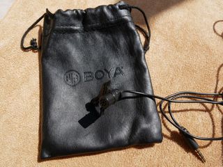 Microfono Boya per Motovlog + Accessori