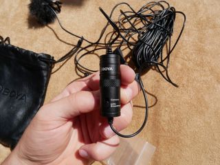 Microfono Boya per Motovlog + Accessori