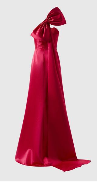 Vestido rojo Pronovias corte A, como nuevo. 