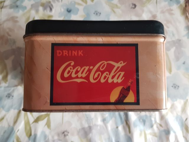 Caja metalica Coca-Cola Vintage