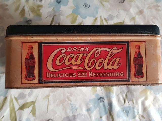 Caja metalica Coca-Cola Vintage