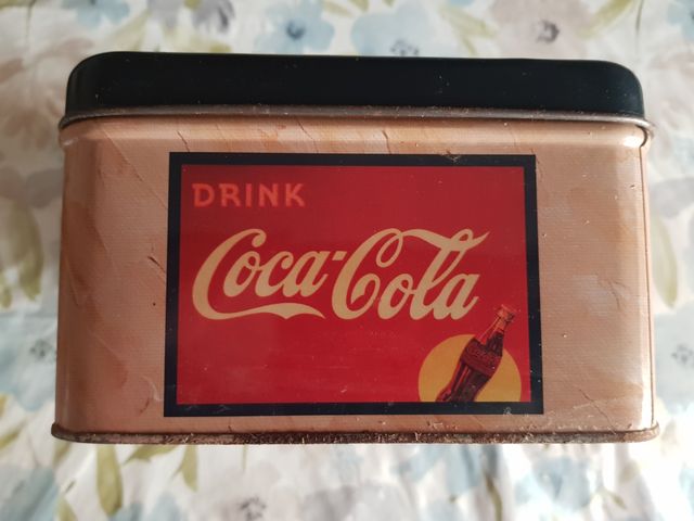 Caja metalica Coca-Cola Vintage