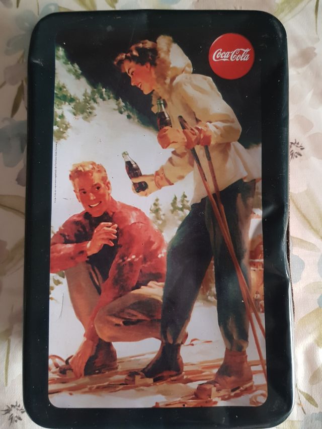 Caja metalica Coca-Cola Vintage