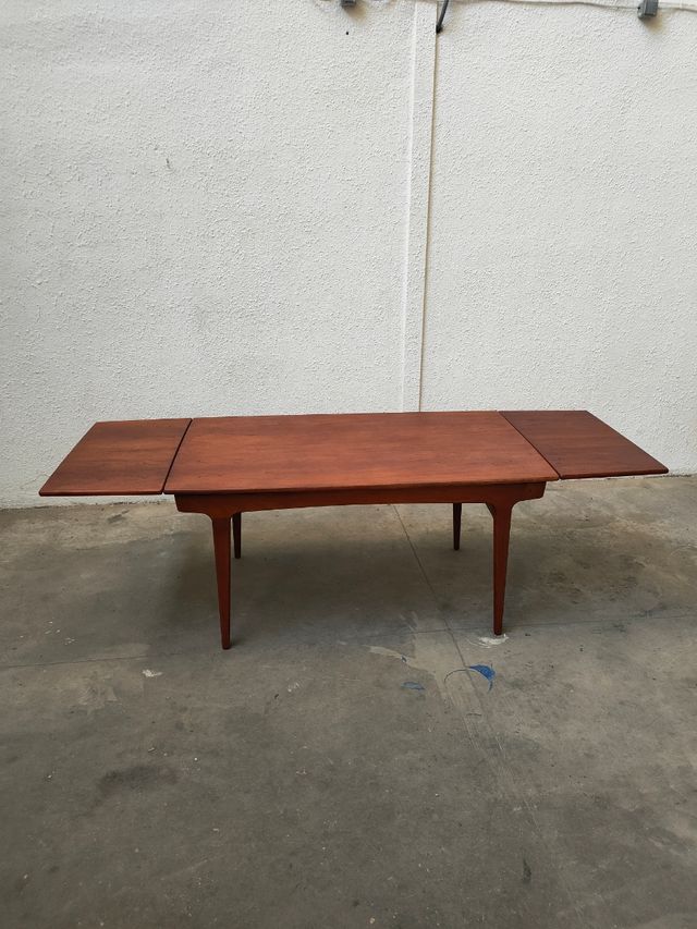 Mesa Extensible Teca Dinamarca Mid Century