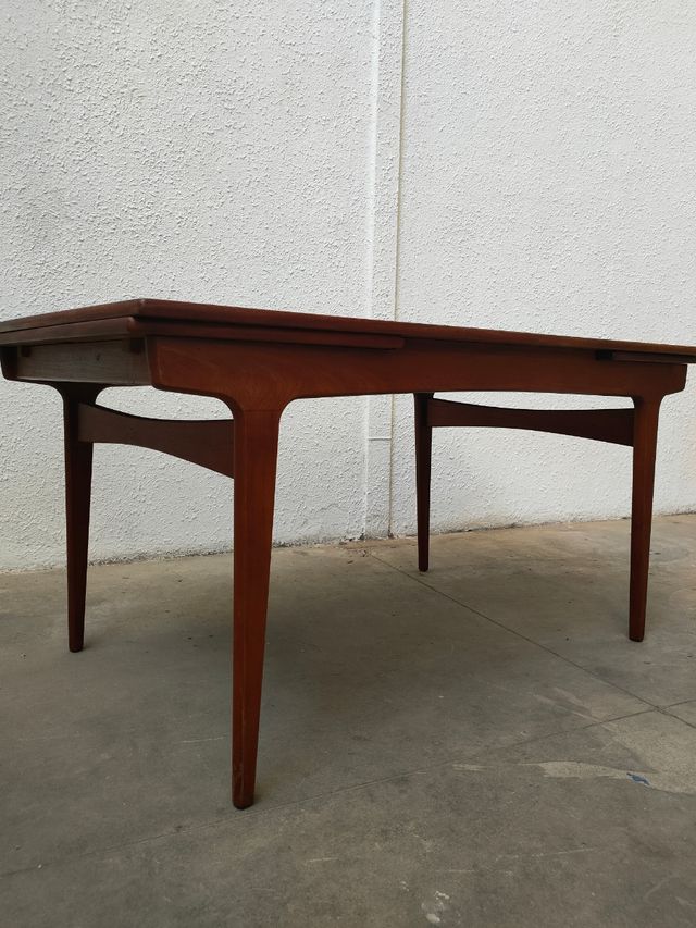 Mesa Extensible Teca Dinamarca Mid Century