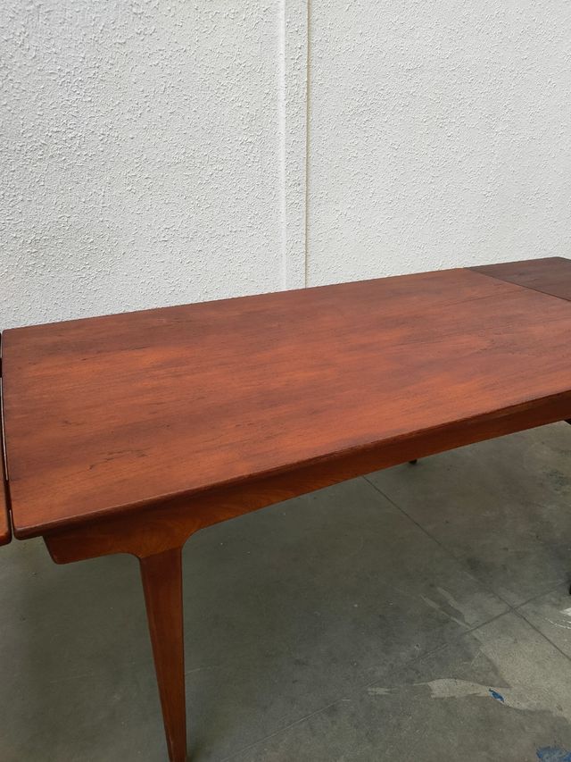 Mesa Extensible Teca Dinamarca Mid Century