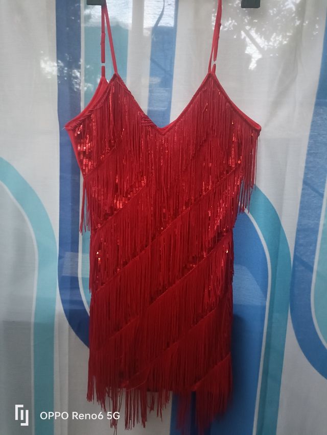 Abito donna S paillettes e rete