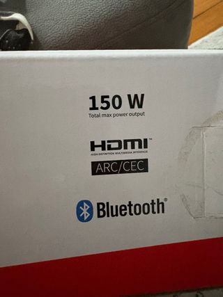 Barra de sonido Sharp 2.0 150W-Negra