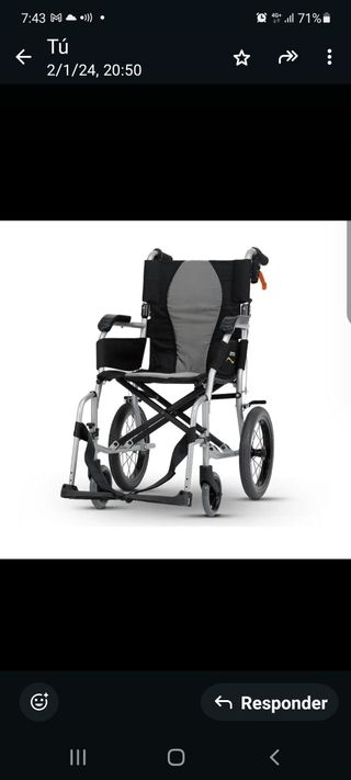 SILLA DE RUEDAS KARMA ESTRECHA