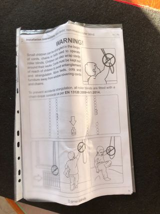 Estor enrollable sin taladrar