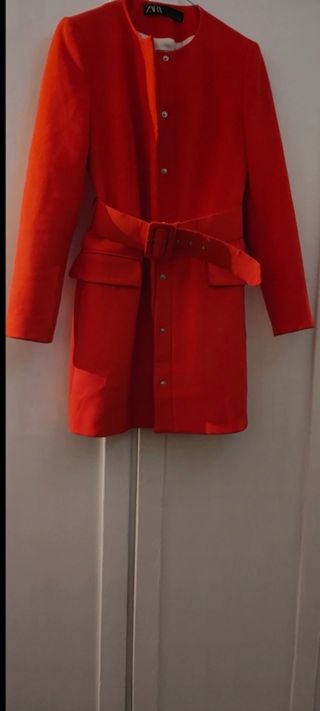 Cappotto Zara Arancione Taglia S