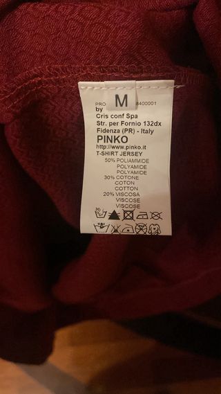 Abito Pinko Rosso Taglia M