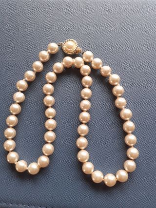 Collar de perlas majórica 