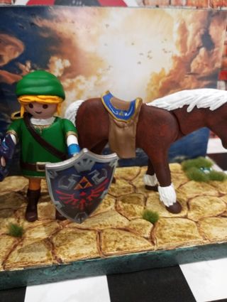Playmobil custom diorama Zelda