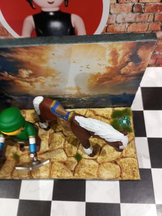 Playmobil custom diorama Zelda