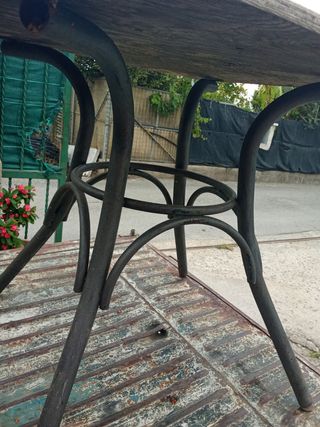 Tavolini bar/giardino legno e metallo