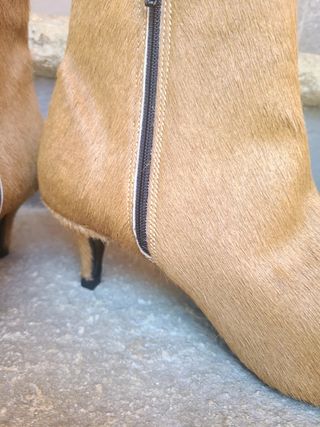 Stivaletti cavallino beige