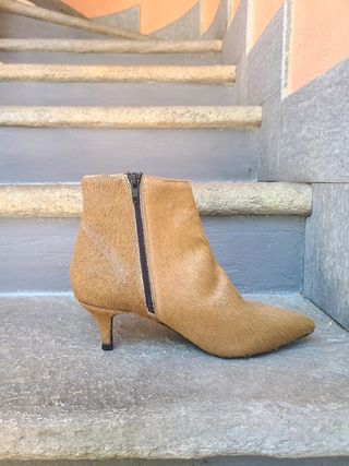 Stivaletti cavallino beige