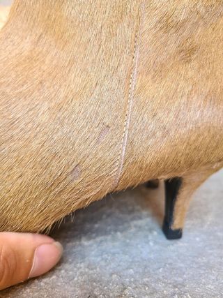 Stivaletti cavallino beige