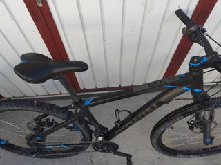 Bicicleta Montaña Btwin Negra y Azul