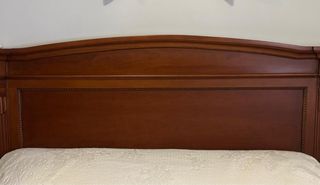 Dormitorio Matrimonio Madera Maciza + mueble tele