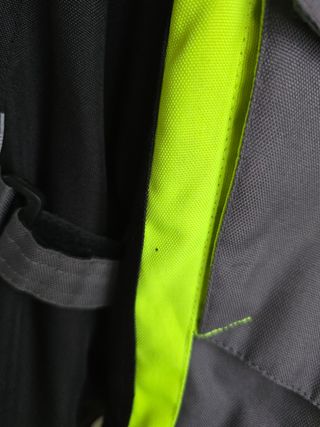 Giubbotto da Moto Smook uomo Nero/Grigio Fluo
