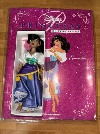 Muñeca Esmeralda Disney Princesas Porcelana