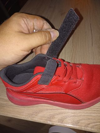 Scarpe Puma Flyer Flex n32 Bambino Rosse