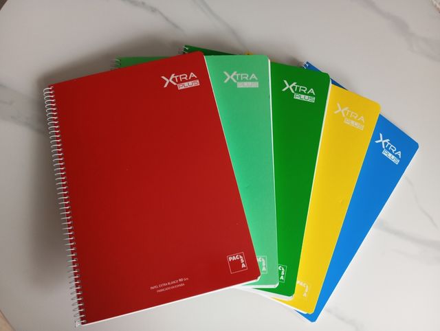 Cuadernos Espiral Xtra Plus (Pack 4)