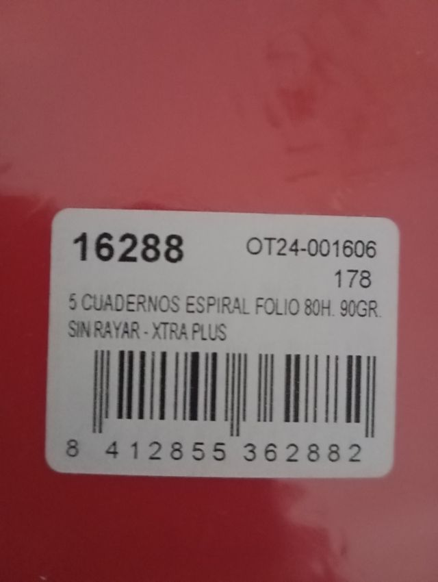 Cuadernos Espiral Xtra Plus (Pack 4)