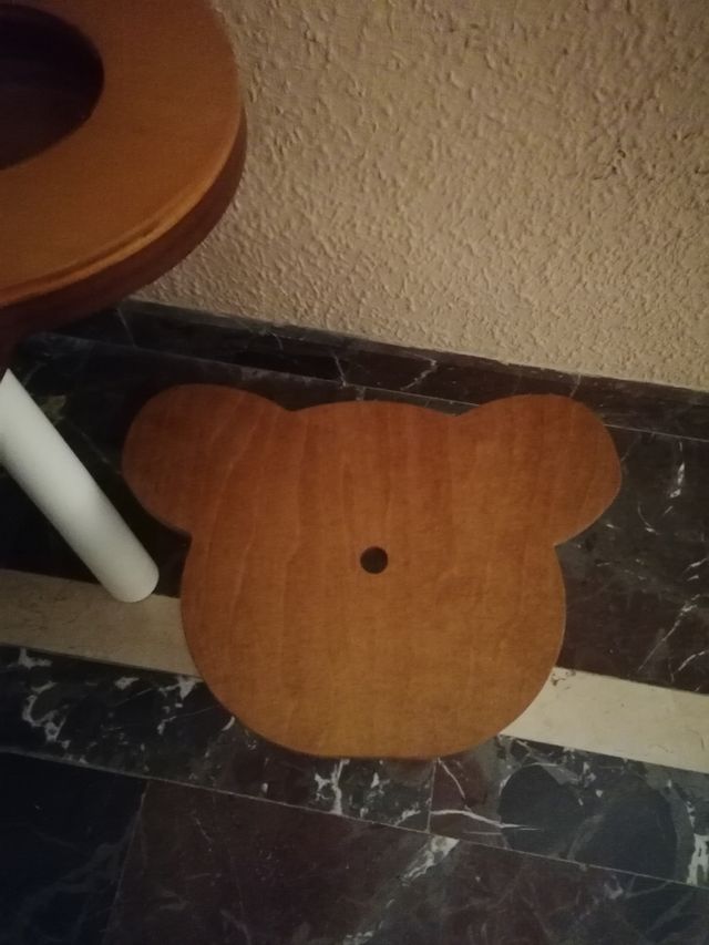 Mesa y banqueta infantil osito