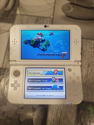 New 3DS XL Blanca + 9 Juegos