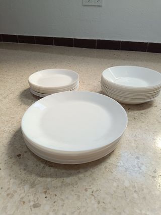 Vajilla vidrio templado Ikea