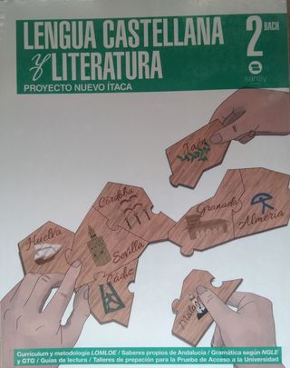 Libro lengua 2 Bach Proyecto Nuevo Ítaca