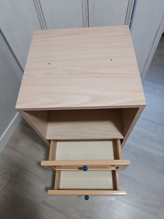 Cajonera de madera para escritorio
